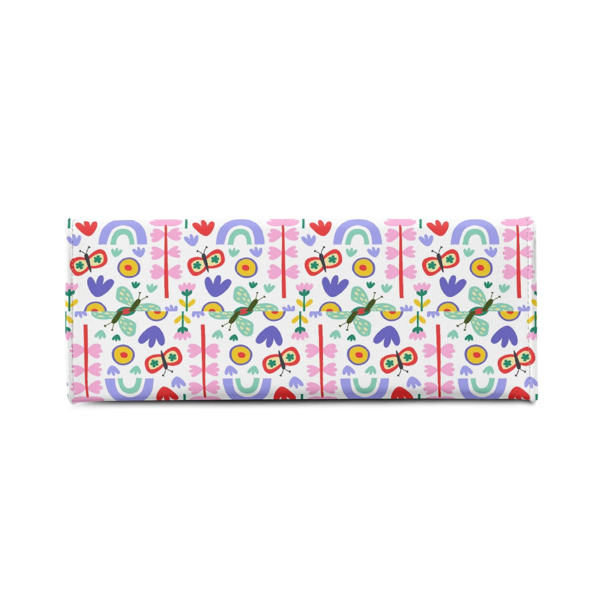 Rainbows And Butterflies Luxury PU Leather Handbag Luxury PU Leather Handbag Printed Offshore