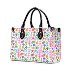 Rainbows And Butterflies Luxury PU Leather Handbag Luxury PU Leather Handbag Printed Offshore