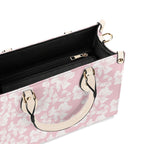 Pink Hawaiian Foliage Luxury PU Leather Handbag Luxury PU Leather Handbag Plants Printed Offshore