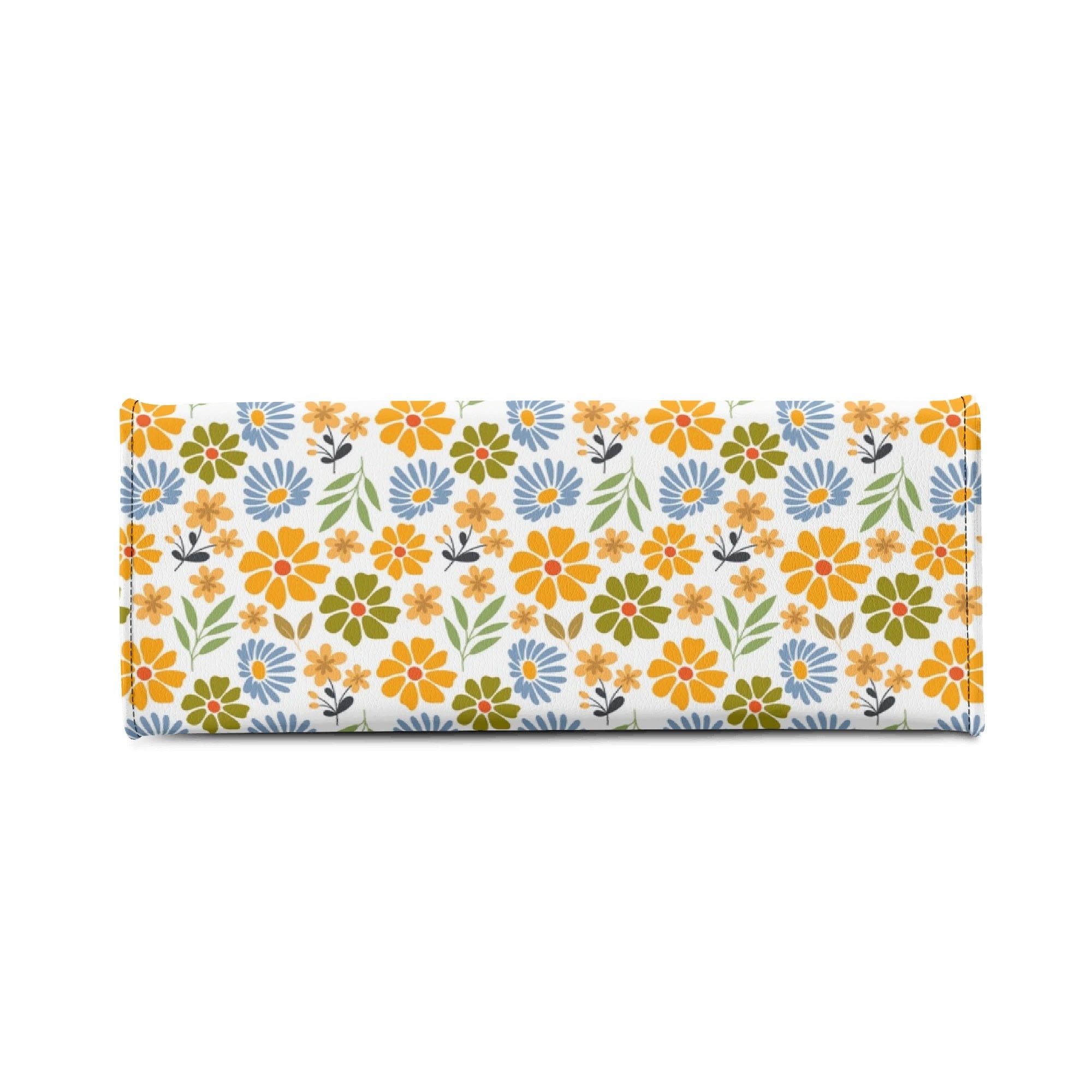 Retro boho Flowers Luxury PU Leather Handbag Luxury PU Leather Handbag Plants Printed Offshore Retro