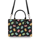 Colourful Cassette Tapes Luxury PU Leather Handbag Luxury PU Leather Handbag Music Printed Offshore Retro