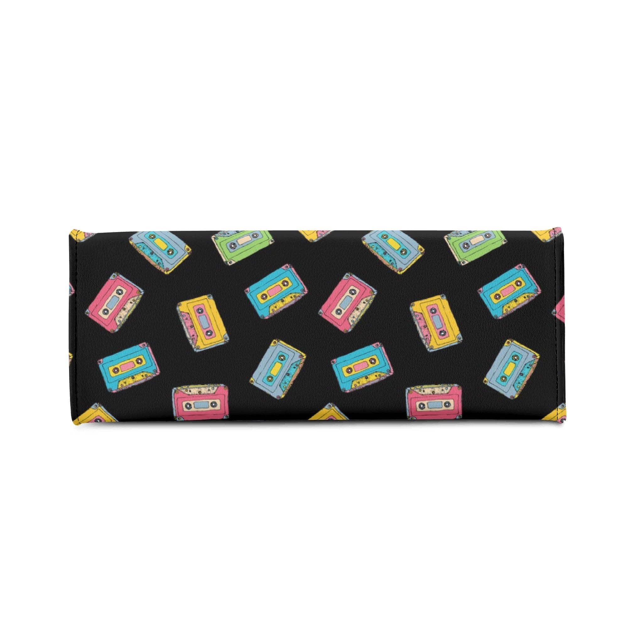 Colourful Cassette Tapes Luxury PU Leather Handbag Luxury PU Leather Handbag Music Printed Offshore Retro