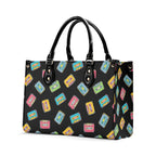 Colourful Cassette Tapes Luxury PU Leather Handbag Luxury PU Leather Handbag Music Printed Offshore Retro