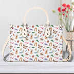 Cute Little Bugs Luxury PU Leather Handbag Beige Luxury PU Leather Handbag animal Printed Offshore