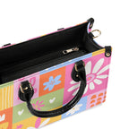 Floral Patchwork Luxury PU Leather Handbag Luxury PU Leather Handbag Printed Offshore