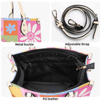 Floral Patchwork Luxury PU Leather Handbag Luxury PU Leather Handbag Printed Offshore