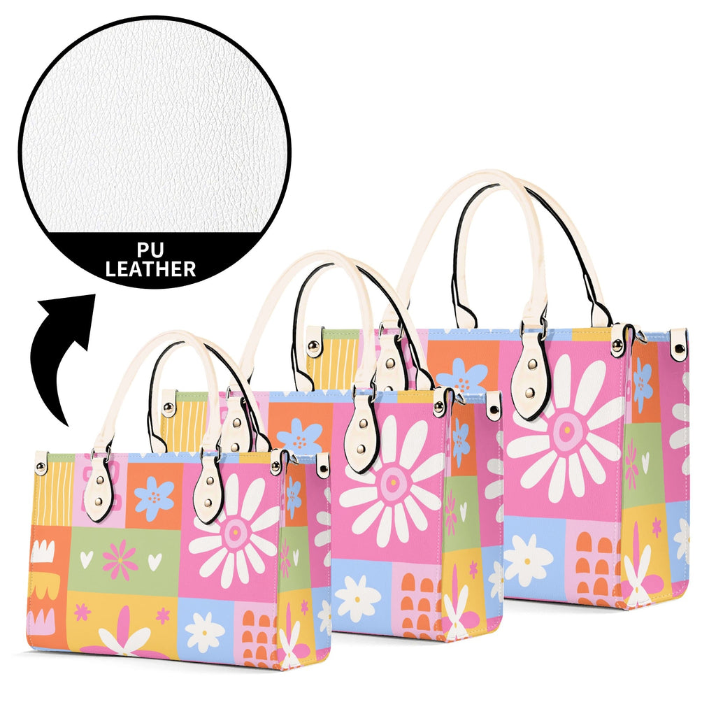 Floral Patchwork Luxury PU Leather Handbag Luxury PU Leather Handbag Printed Offshore