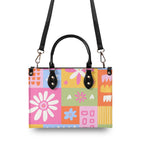 Floral Patchwork Luxury PU Leather Handbag Luxury PU Leather Handbag Printed Offshore