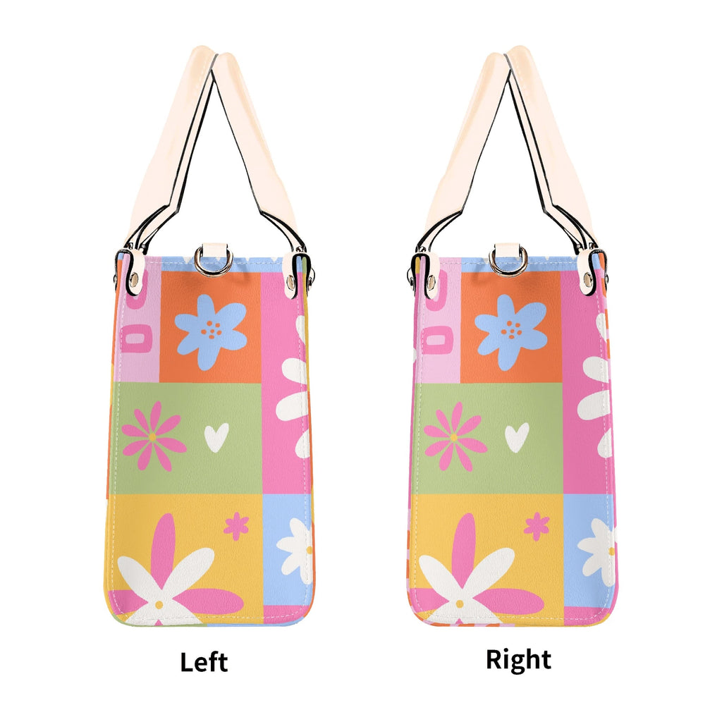 Floral Patchwork Luxury PU Leather Handbag Luxury PU Leather Handbag Printed Offshore