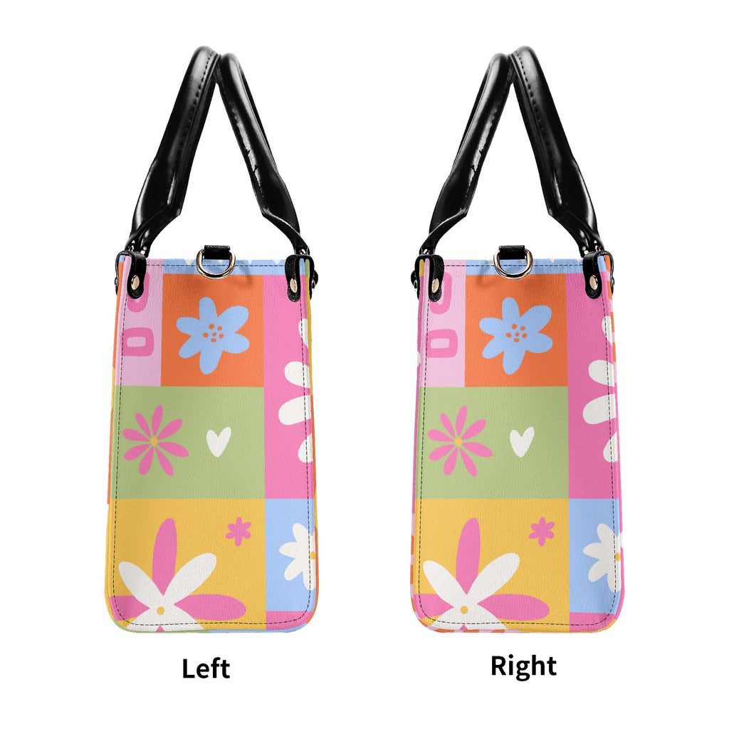 Floral Patchwork Luxury PU Leather Handbag Luxury PU Leather Handbag Printed Offshore