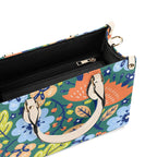 Bright Boho Flowers Luxury PU Leather Handbag Luxury PU Leather Handbag Plants Printed Offshore