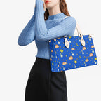 Cats In Space Luxury PU Leather Handbag Luxury PU Leather Handbag animal Printed Offshore Space