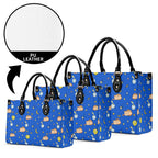 Cats In Space Luxury PU Leather Handbag Luxury PU Leather Handbag animal Printed Offshore Space