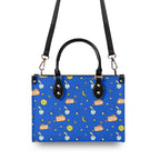 Cats In Space Luxury PU Leather Handbag Luxury PU Leather Handbag animal Printed Offshore Space