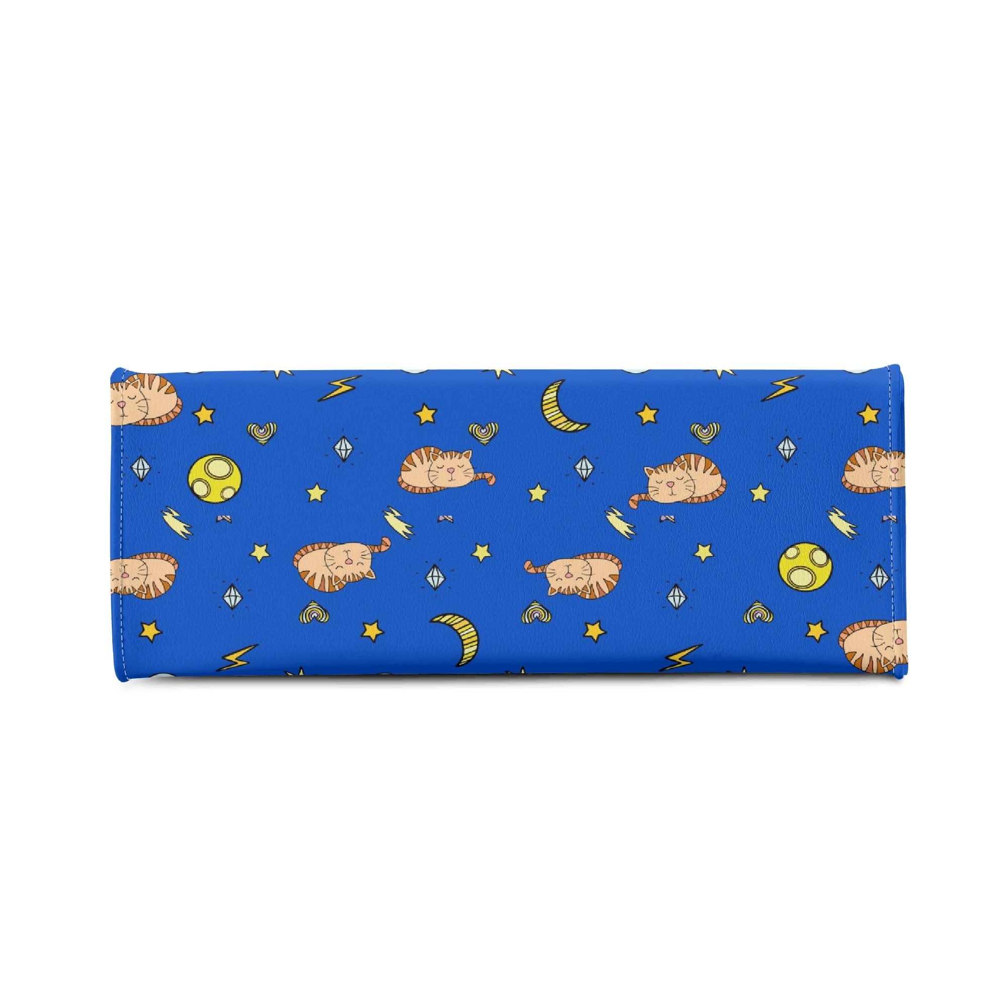 Cats In Space Luxury PU Leather Handbag Luxury PU Leather Handbag animal Printed Offshore Space