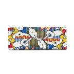 Comic Book Blue Luxury PU Leather Handbag Luxury PU Leather Handbag comic Printed Offshore