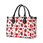 Ladybug Hearts Luxury PU Leather Handbag Luxury PU Leather Handbag animal Love Printed Offshore
