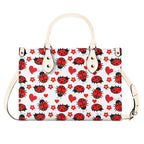 Ladybug Hearts Luxury PU Leather Handbag Luxury PU Leather Handbag animal Love Printed Offshore