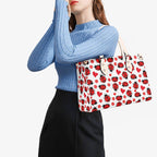 Ladybug Hearts Luxury PU Leather Handbag Luxury PU Leather Handbag animal Love Printed Offshore