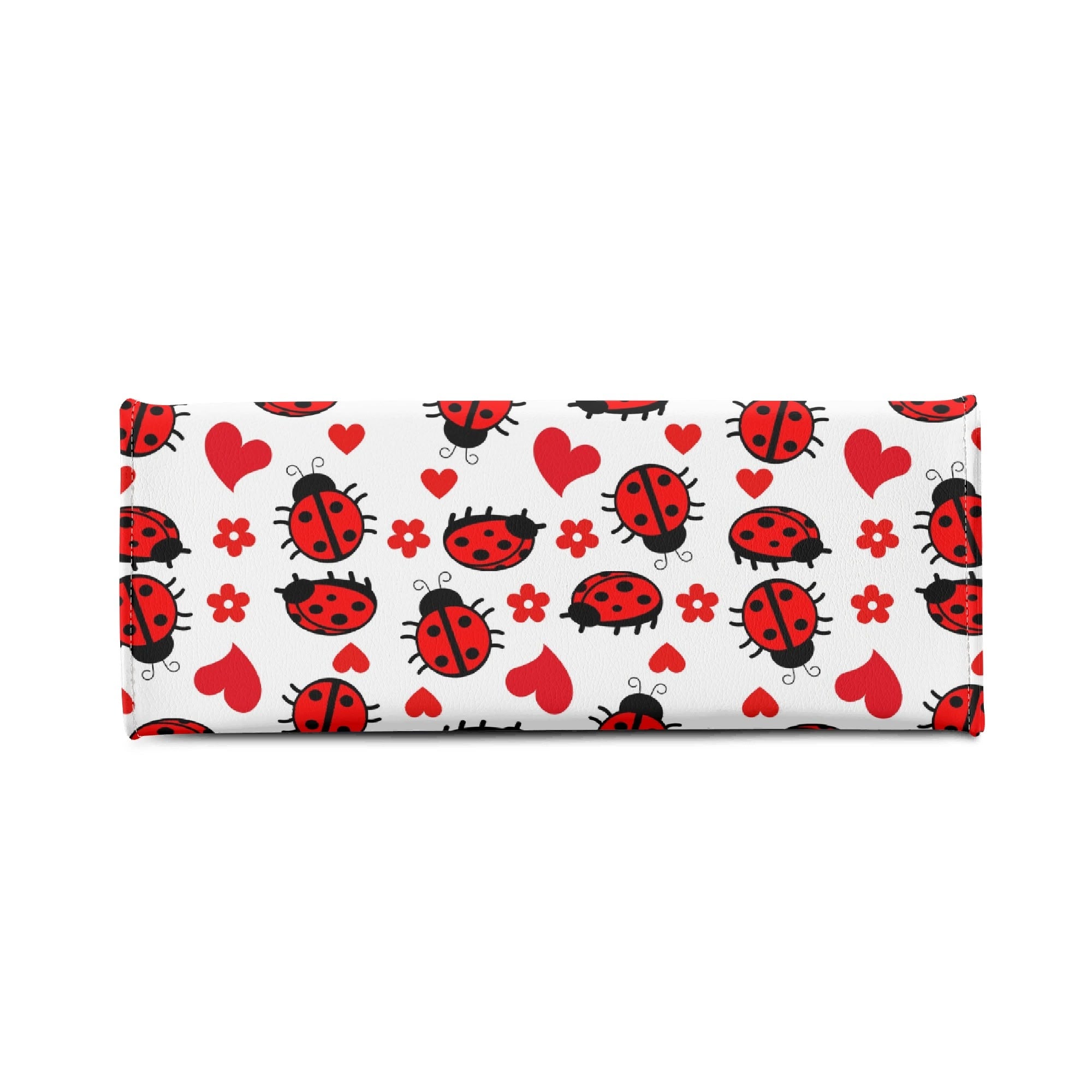 Ladybug Hearts Luxury PU Leather Handbag Luxury PU Leather Handbag animal Love Printed Offshore