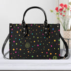 Stars And Swirls Luxury PU Leather Handbag L Luxury PU Leather Handbag Printed Offshore