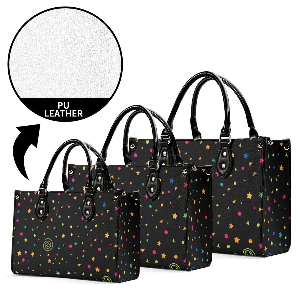 Stars And Swirls Luxury PU Leather Handbag Luxury PU Leather Handbag Printed Offshore