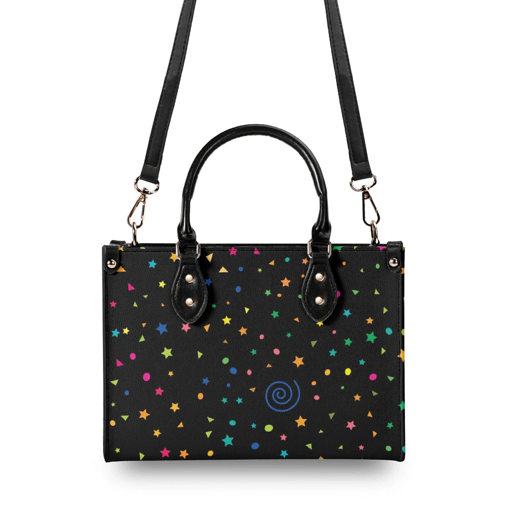 Stars And Swirls Luxury PU Leather Handbag Luxury PU Leather Handbag Printed Offshore
