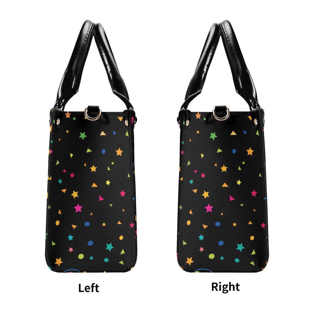 Stars And Swirls Luxury PU Leather Handbag Luxury PU Leather Handbag Printed Offshore