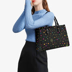 Stars And Swirls Luxury PU Leather Handbag Luxury PU Leather Handbag Printed Offshore