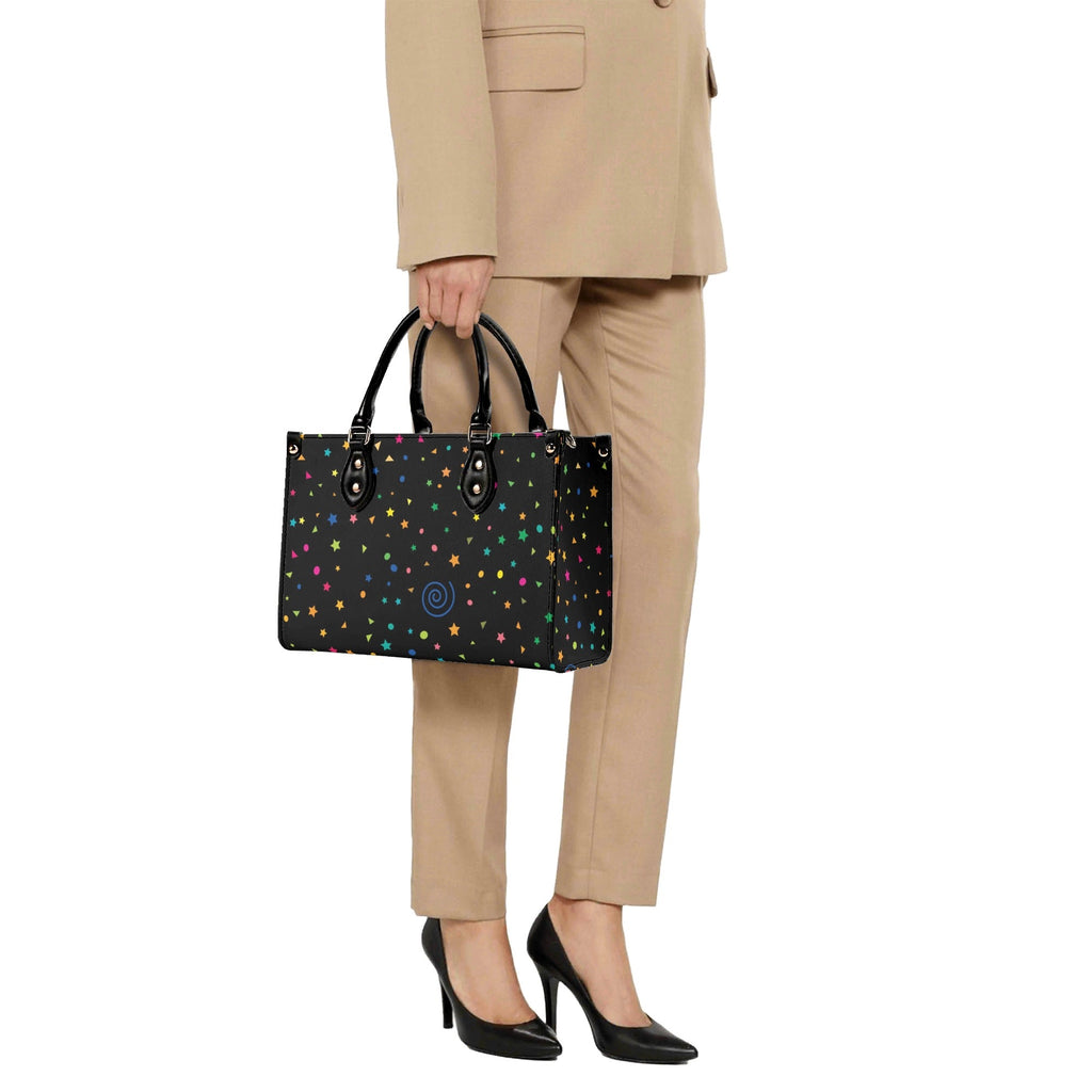 Stars And Swirls Luxury PU Leather Handbag Luxury PU Leather Handbag Printed Offshore