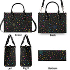 Stars And Swirls Luxury PU Leather Handbag Luxury PU Leather Handbag Printed Offshore