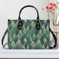 Leaf Pattern Luxury PU Leather Handbag L Luxury PU Leather Handbag Plants Printed Offshore