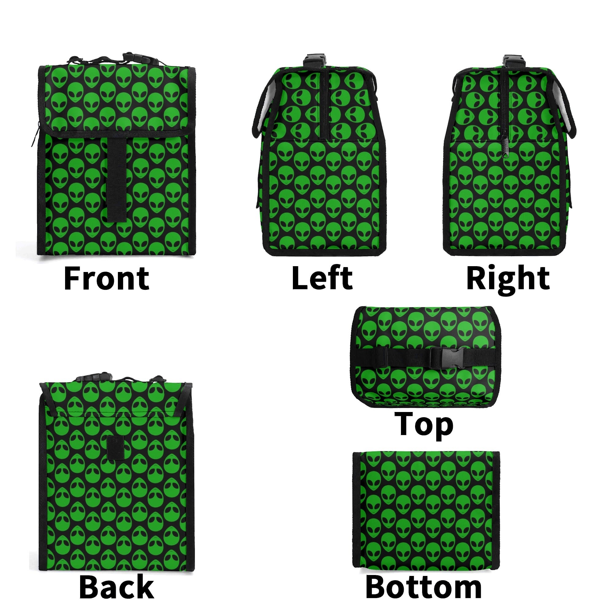 Aliens Flip-top Lunch Bag Flip Top Lunch Bag Printed Offshore Sci Fi