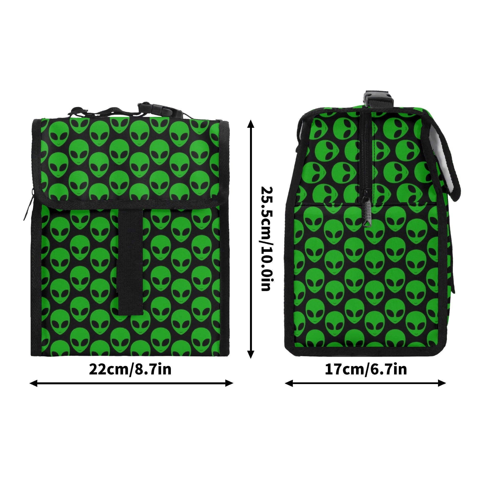 Aliens Flip-top Lunch Bag Flip Top Lunch Bag Printed Offshore Sci Fi