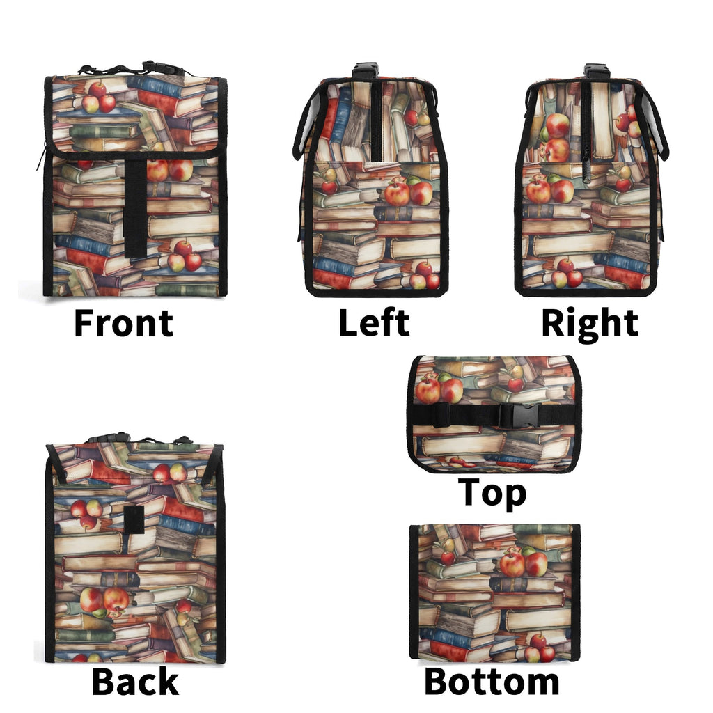 Watercolour Books Flip-top Lunch Bag Flip Top Lunch Bag Printed Offshore Reading