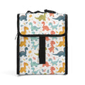 Cute Colourful Dinosaurs Flip-top Lunch Bag Default Title Flip Top Lunch Bag animal Printed Offshore