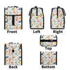 Cute Colourful Dinosaurs Flip-top Lunch Bag Flip Top Lunch Bag animal Printed Offshore