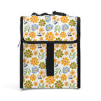 Retro Boho Flower - Flip-top Lunch Bag Default Title Flip Top Lunch Bag Printed Offshore Retro