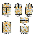 Retro Boho Flower - Flip-top Lunch Bag Flip Top Lunch Bag Printed Offshore Retro