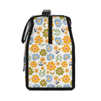 Retro Boho Flower - Flip-top Lunch Bag Flip Top Lunch Bag Printed Offshore Retro