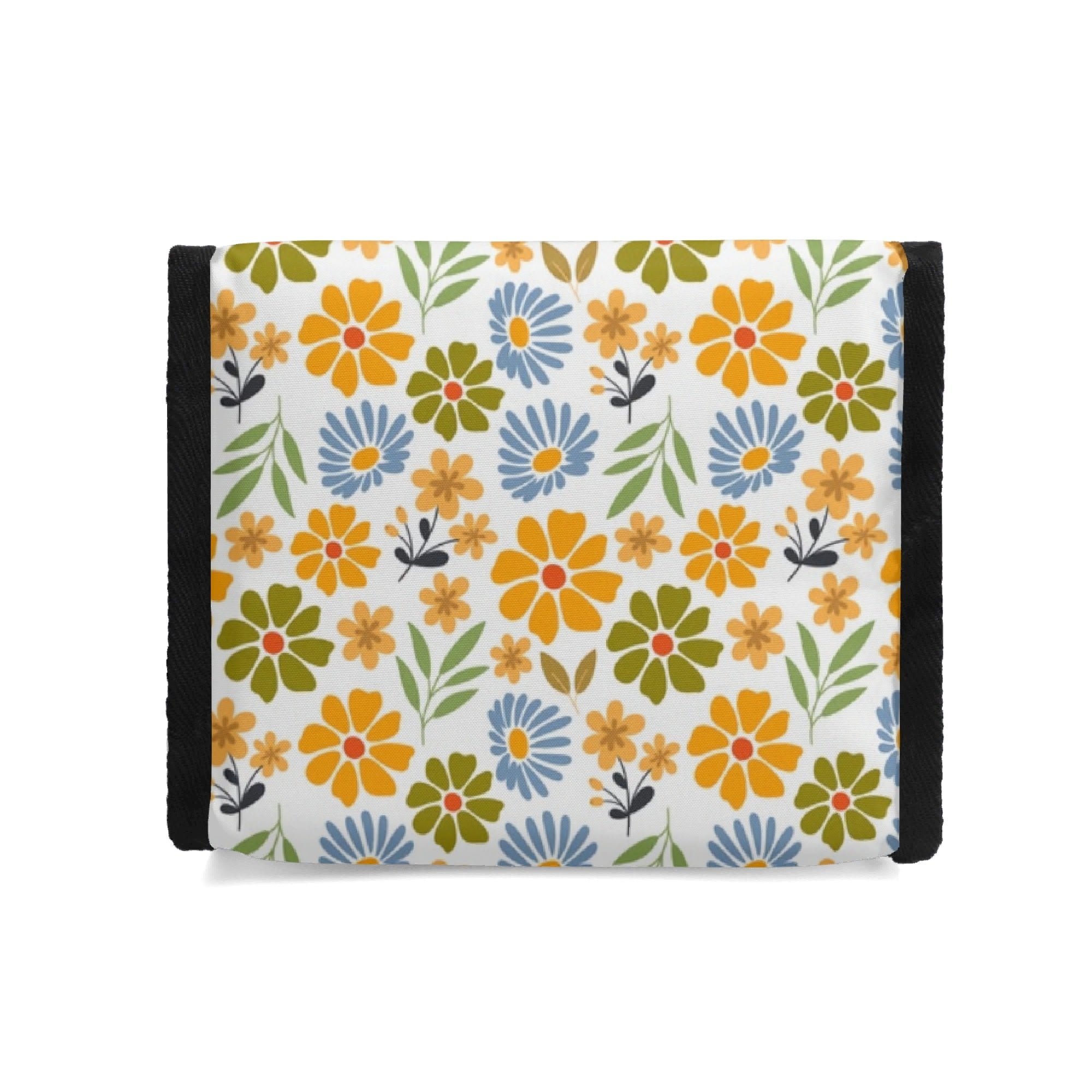 Retro Boho Flower - Flip-top Lunch Bag Flip Top Lunch Bag Printed Offshore Retro