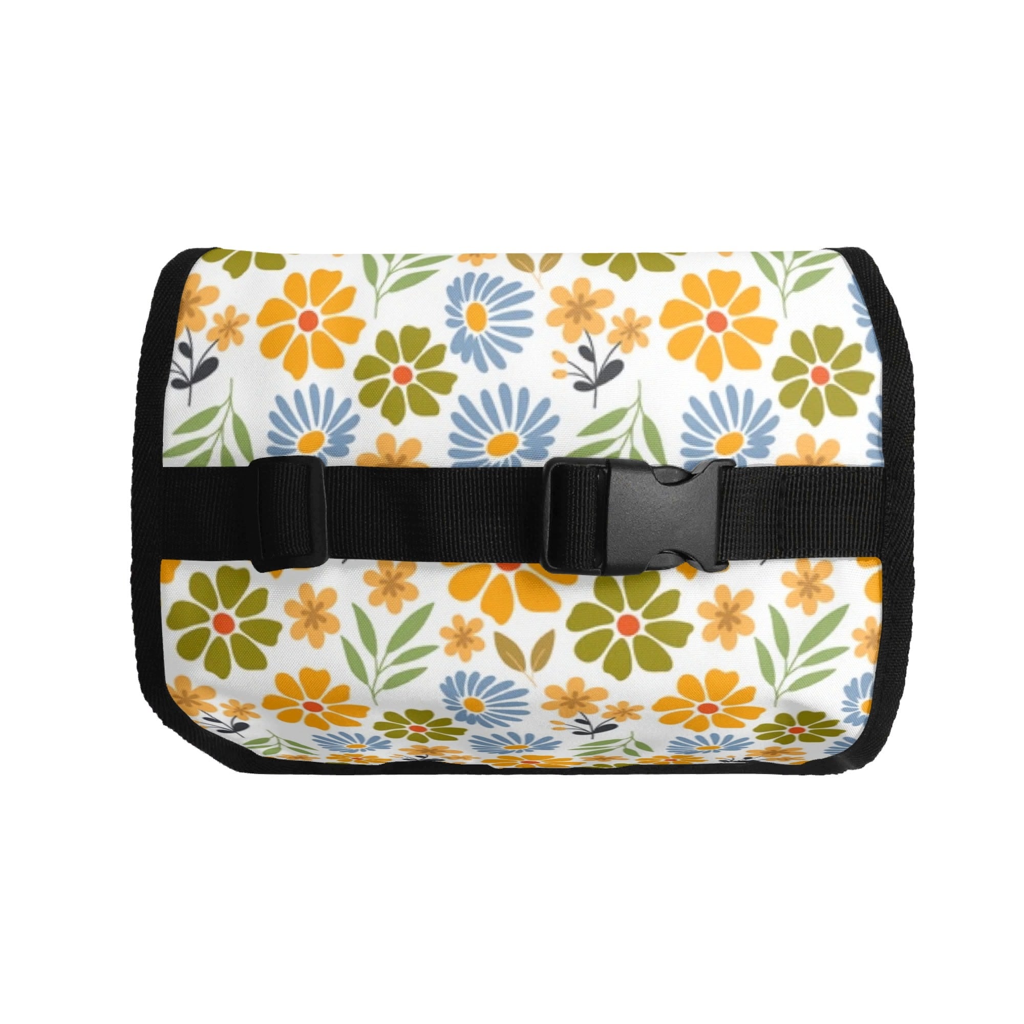 Retro Boho Flower - Flip-top Lunch Bag Flip Top Lunch Bag Printed Offshore Retro