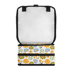 Retro Boho Flower - Flip-top Lunch Bag Flip Top Lunch Bag Printed Offshore Retro