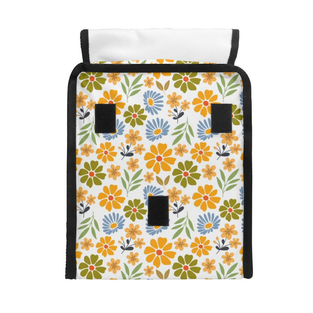 Retro Boho Flower - Flip-top Lunch Bag Flip Top Lunch Bag Printed Offshore Retro
