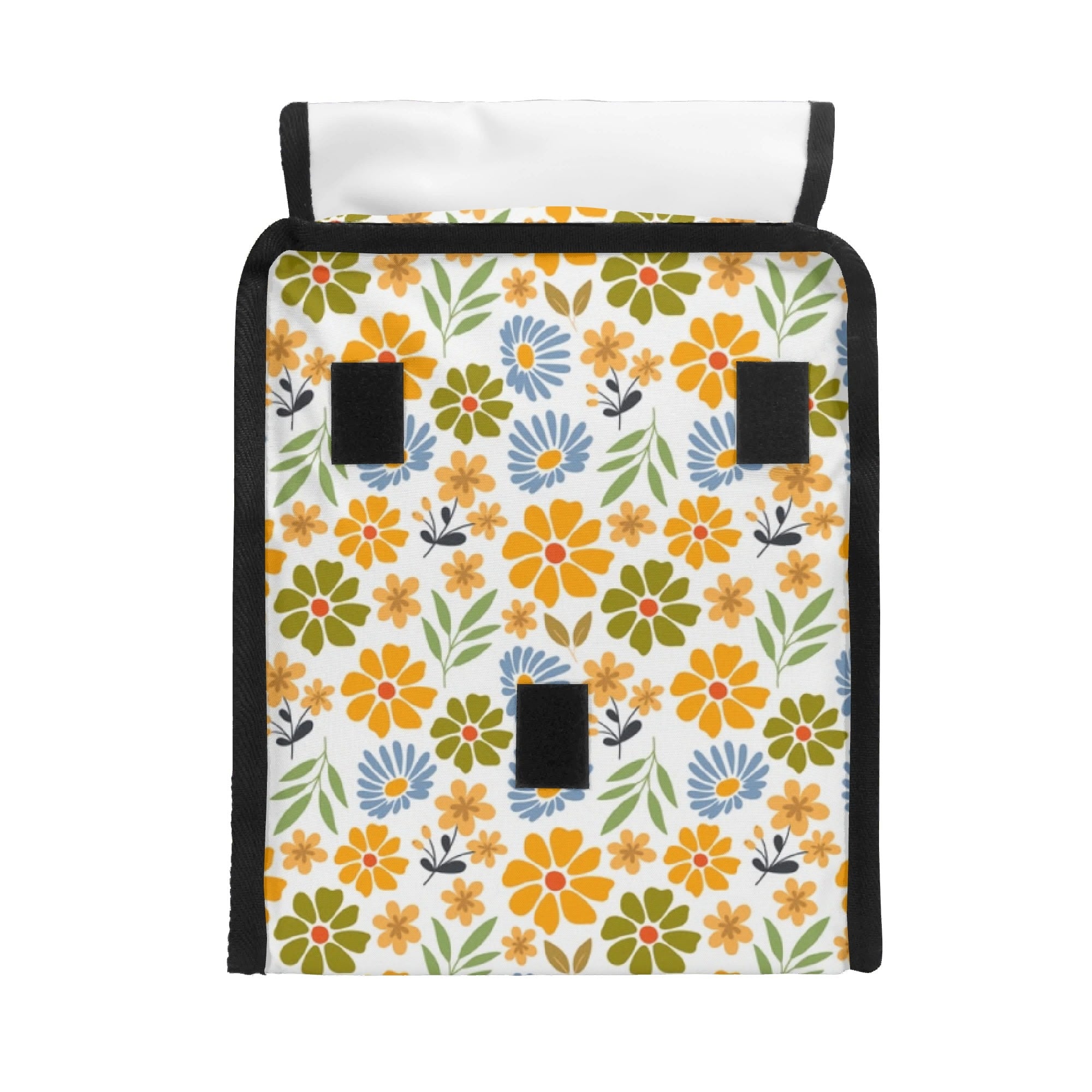 Retro Boho Flower - Flip-top Lunch Bag Flip Top Lunch Bag Printed Offshore Retro
