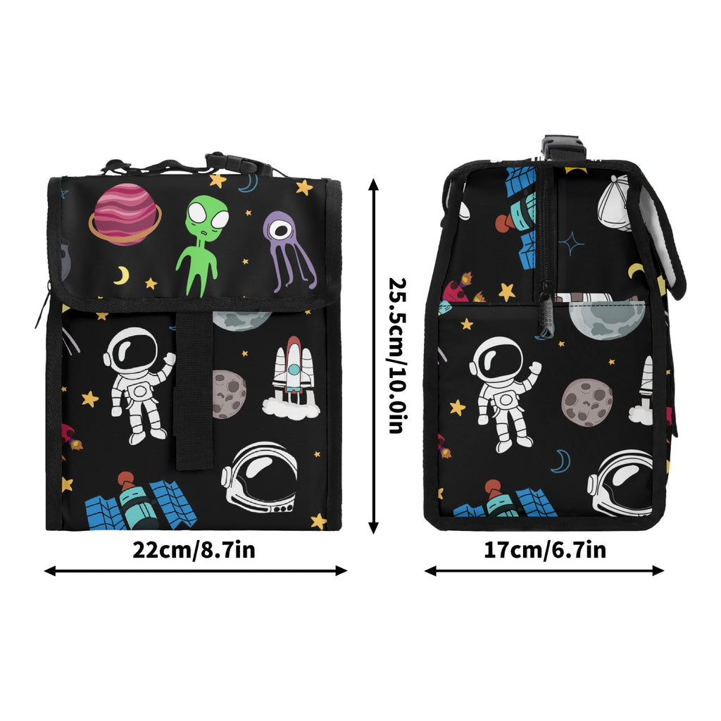 Fun Space Flip-top Lunch Bag Flip Top Lunch Bag Printed Offshore Space