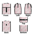 Pink Hawaiian Floral Flip-top Lunch Bag Flip Top Lunch Bag Plants Printed Offshore