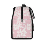 Pink Hawaiian Floral Flip-top Lunch Bag Flip Top Lunch Bag Plants Printed Offshore