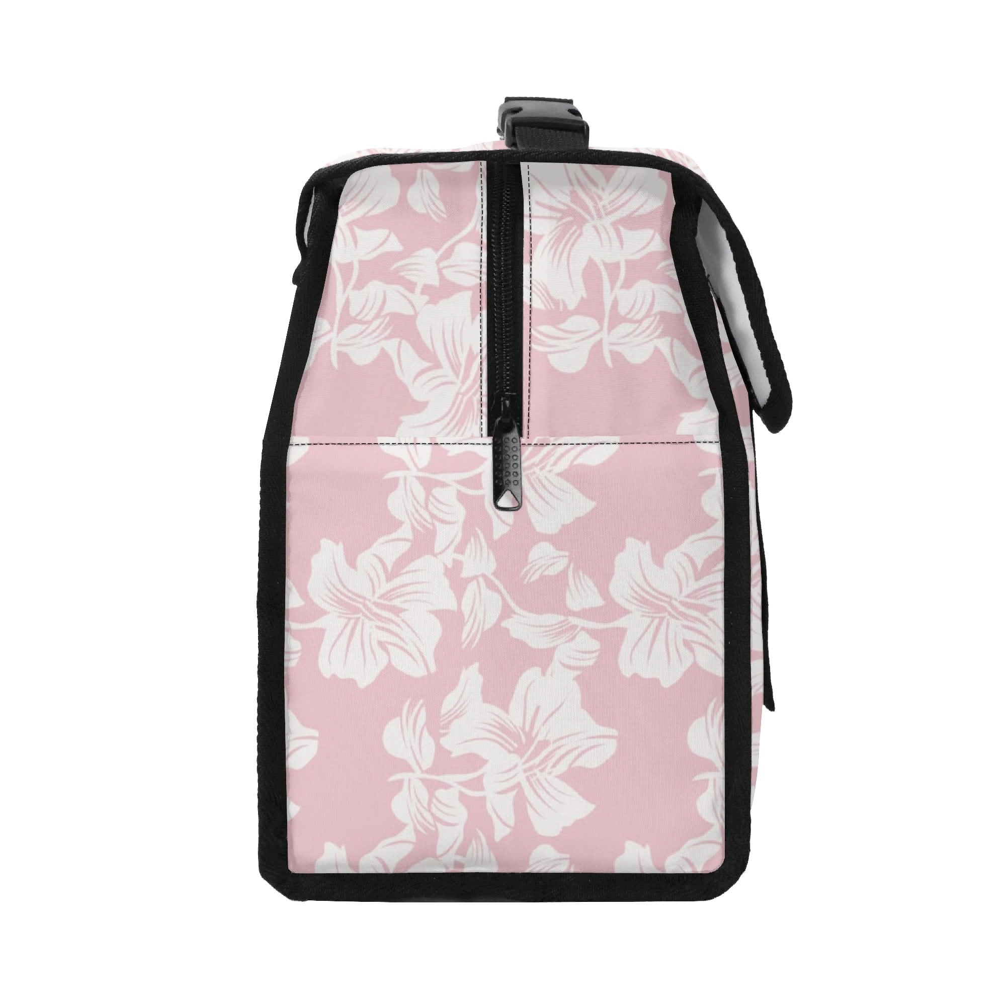 Pink Hawaiian Floral - Flip-top Lunch Bag Flip Top Lunch Bag Plants Printed Offshore