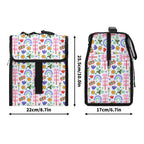 Rainbows And Butterflies Flip-top Lunch Bag Flip Top Lunch Bag Printed Offshore
